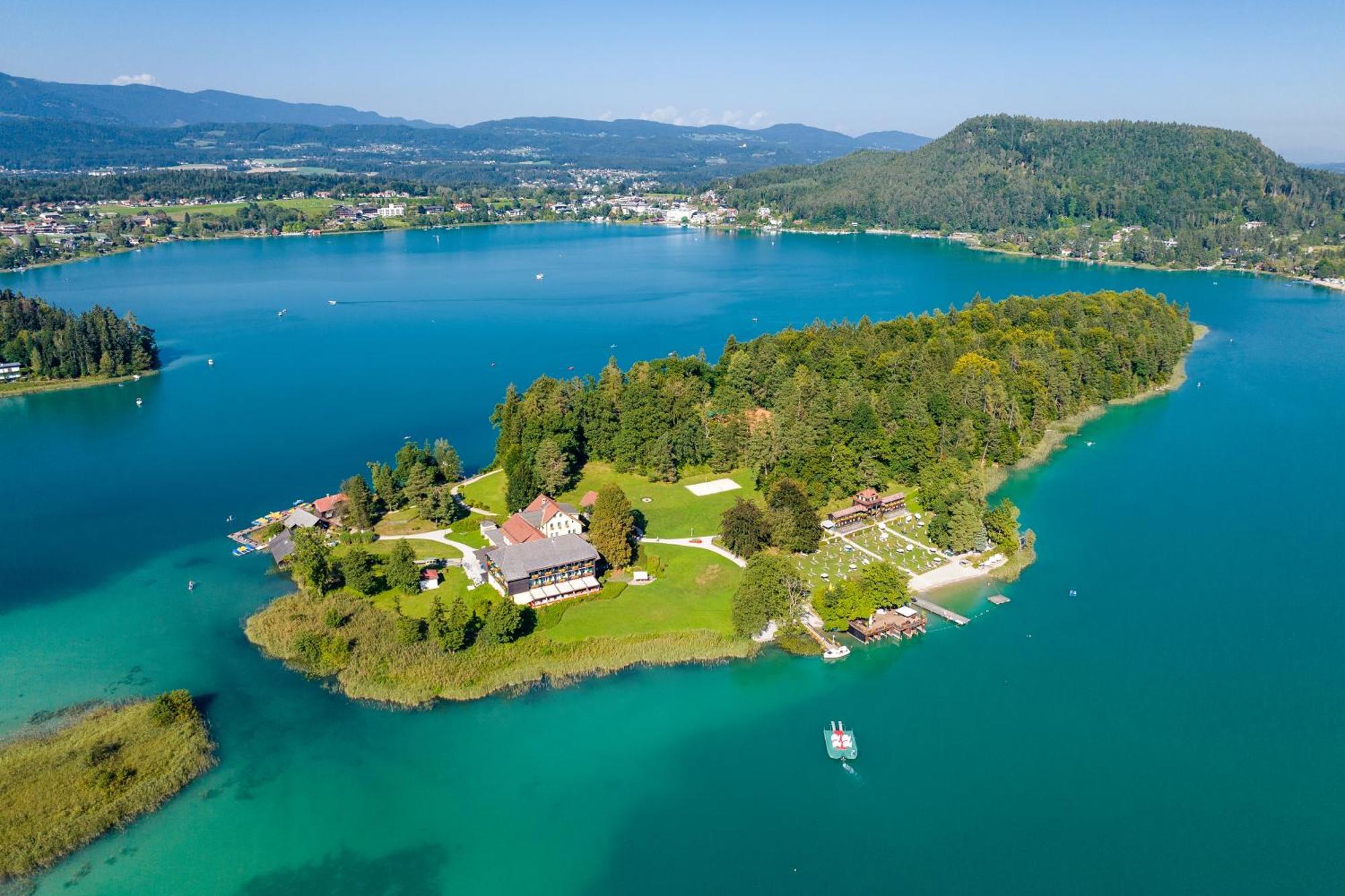 Inselhotel Faakersee ファアーク・アム・ゼー エクステリア 写真