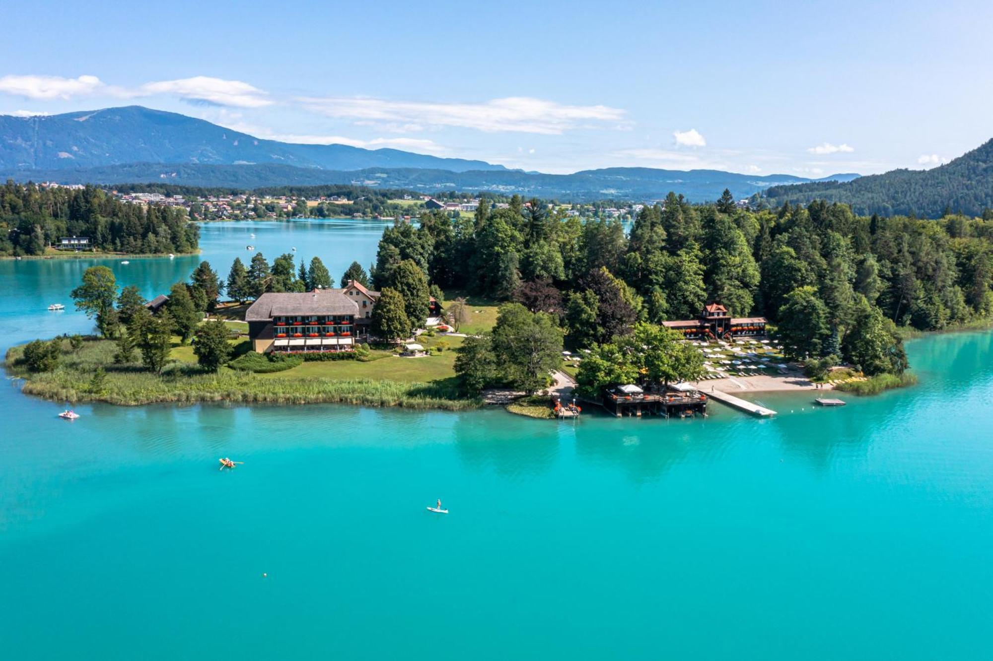 Inselhotel Faakersee ファアーク・アム・ゼー エクステリア 写真